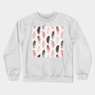 Feather pattern Crewneck Sweatshirt